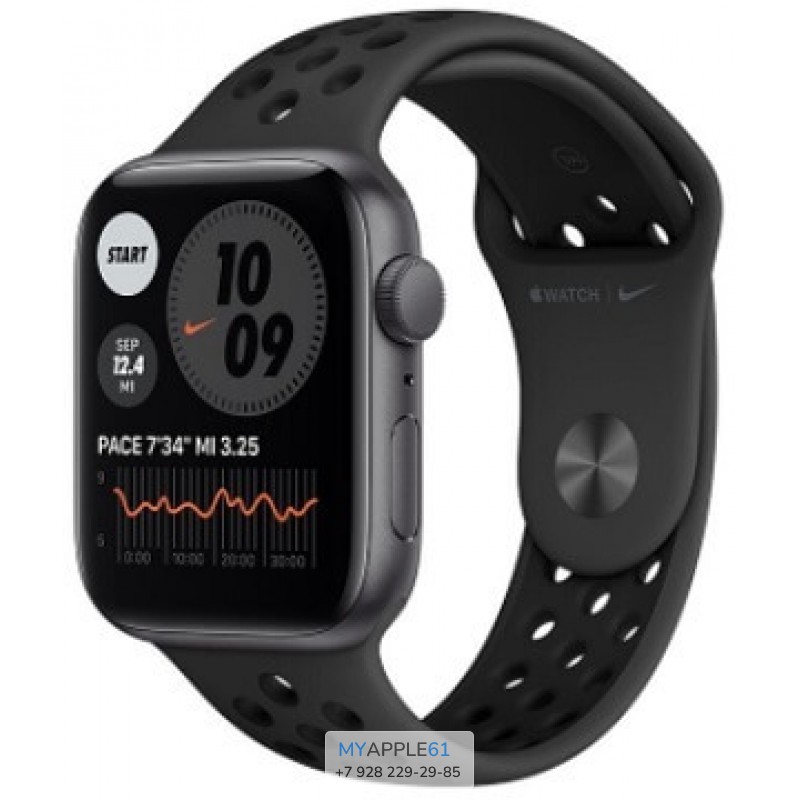 Apple Watch SE 44 mm Nike Space Gray Anthracite Black